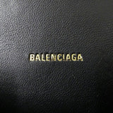 BALENCIAGA Women's Handbag Shoulder Bag 2way Embossed Leather Hourglass XS Black 592833 Micro