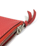 Hermes Dogon GM Bifold Long Wallet Rouge tomato RedBased SilverHardware