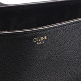 CELINE 16 Seize Medium Soft Tote Bag Leather Women's Black 195543CR838NO