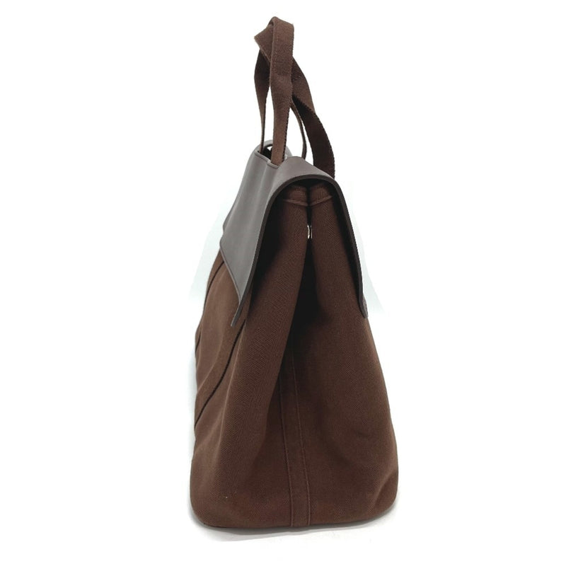 Hermes Tote Bag Bag MM Hand Bag Brown