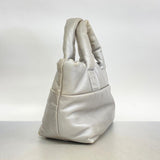 Chanel Tote Bag Coco Cocoon Leather Grey Women's