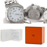 Hermes CL4.210 Clipper Watch Stainless Steel SS Ladies HERMES