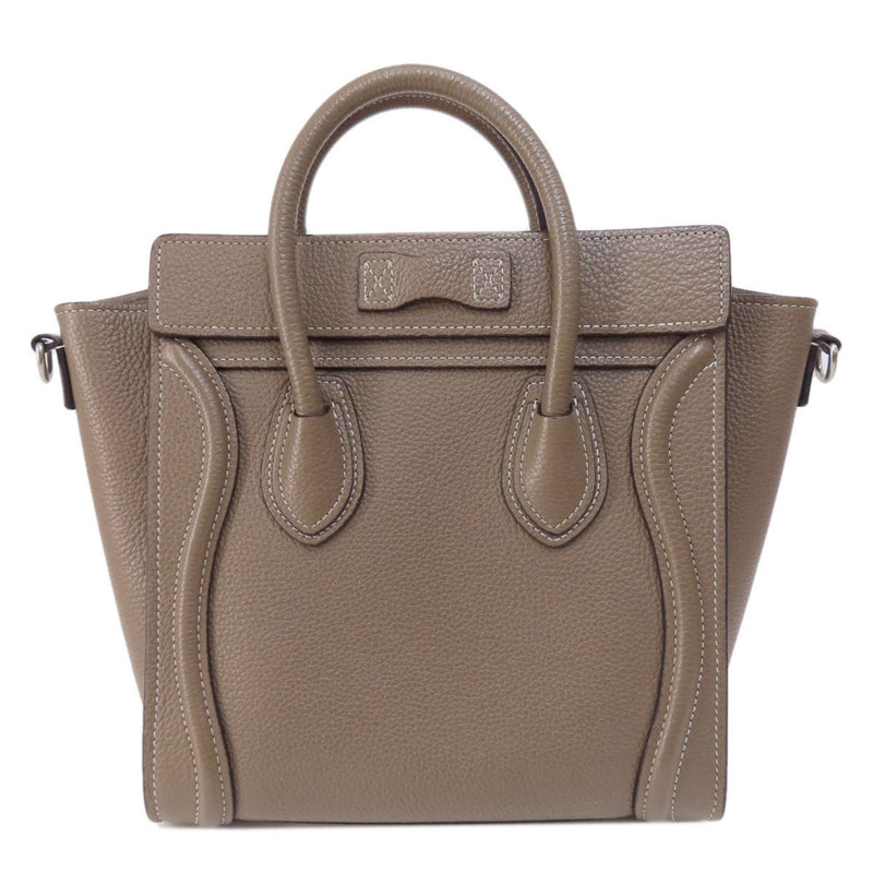 CELINE Luggage Nano Handbag Calfskin Women's