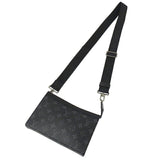 Louis Vuitton LOUIS VUITTON Bag Monogram Eclipse Men's Shoulder Gaston Wearable Wallet Black M81124 Compact Crossbody