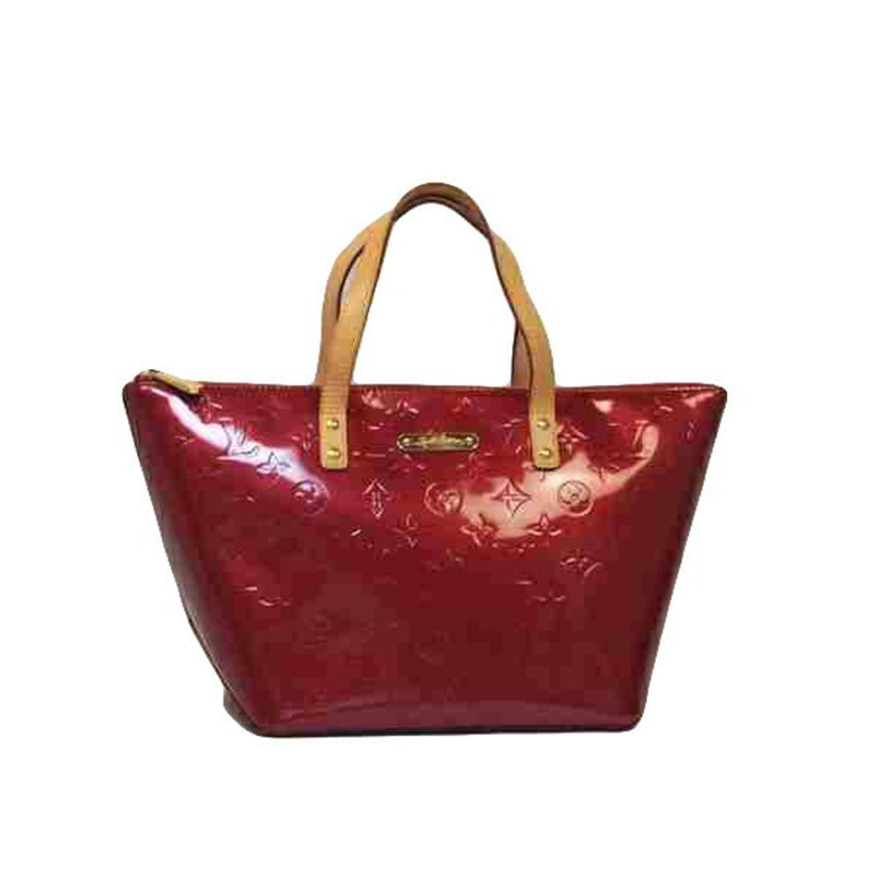 LOUIS VUITTON Belveis PM Vernis M93583 Louis Vuitton Pomme d'Amour Handbag LV