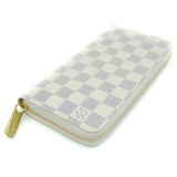 LOUIS VUITTON Louis Vuitton Long Wallet N60019 Damier Azur Zippy ・