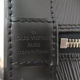 Louis Vuitton Alma PM Handbag, Leather, Epi, Women's, Black, M40302