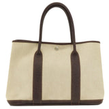 Hermes Garden PM Natural Tote Bag Canvas Women's HERMES