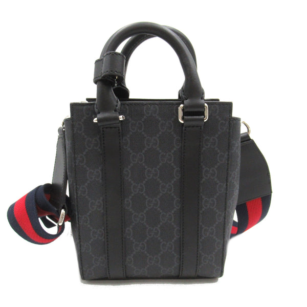 GUCCI GG Supreme Mini Black PVC coated canvas 696010