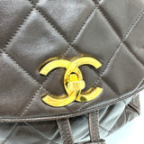 Chanel CC Mark Chain Backpack Brown GoldHardware