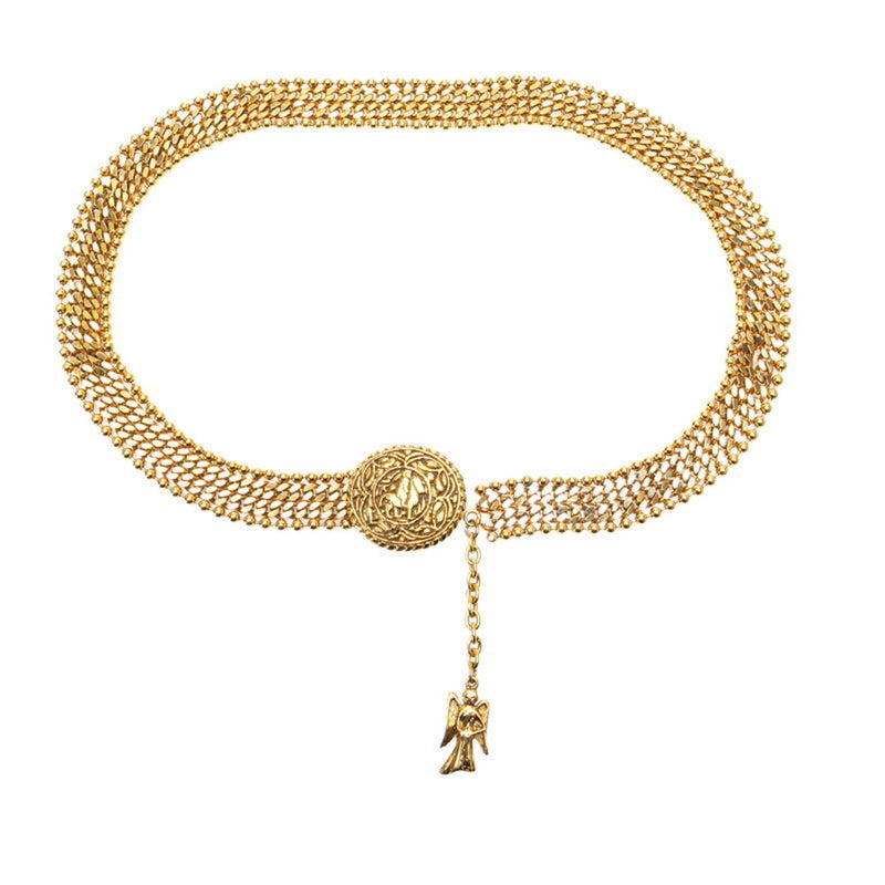 Chanel Angel Night Chain Belt Gold Plated Women's CHANEL