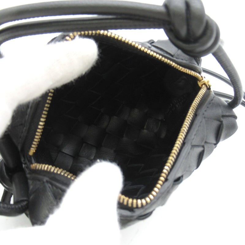 BOTTEGA VENETA Candy Loop Camera Bag Shoulder Lambskin (Sheepskin) Women's Black 730832V1G118425