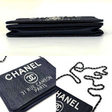 Chanel Chain Wallet Deauville Flap Canvas 24 Series CHANEL