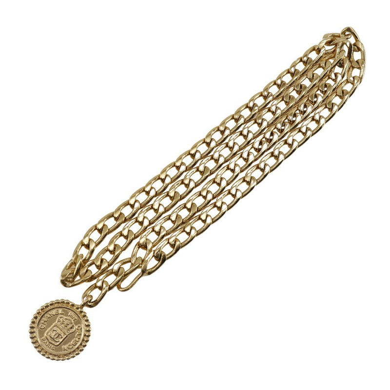 Chanel CHANEL Chain belt Belt Gold plated Women's