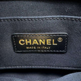 Chanel Chain Shoulder Bag Matelasse Coco Mark Flap Lambskin AS3205 CHANEL Black