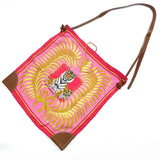 Hermes Tiger pattern Bag Crossbody Shoulder Bag Pink Based