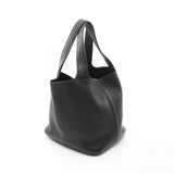 Hermes HERMES Picotin Lock MM Handbag Bag Taurillon Clemence Women's Black