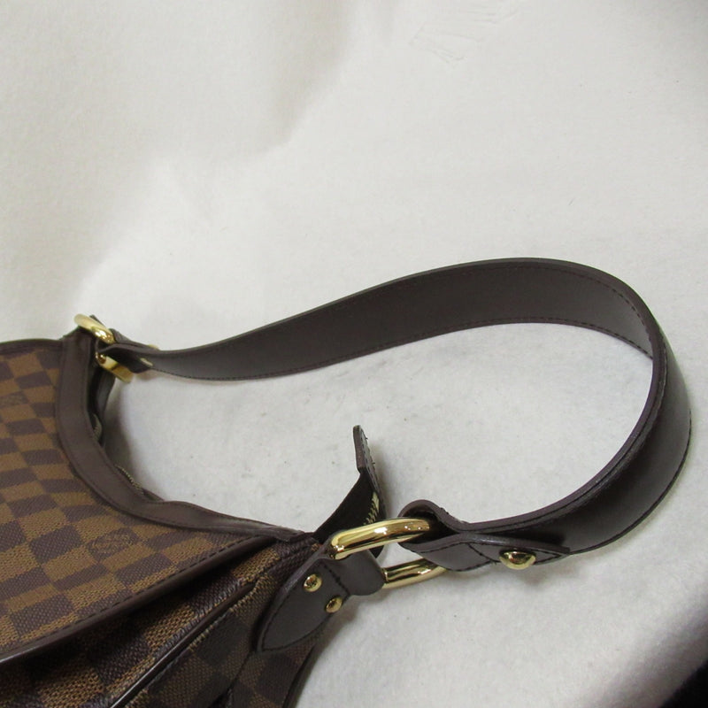 LOUIS VUITTON Highbury Shoulder Bag Brown Ebene Damier PVC coated canvas N51200