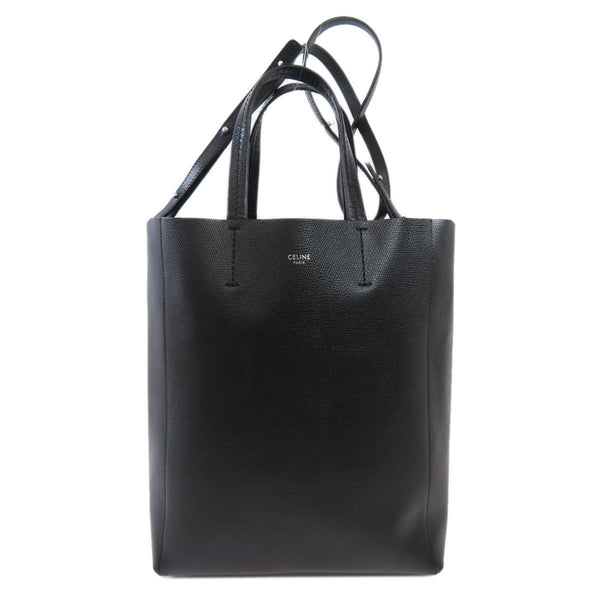 CELINE Vertical Cabas Handbag Calf Leather Women's