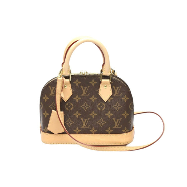 Louis Vuitton LOUIS VUITTON Handbag Monogram Alma BB Canvas M53152 Brown LV