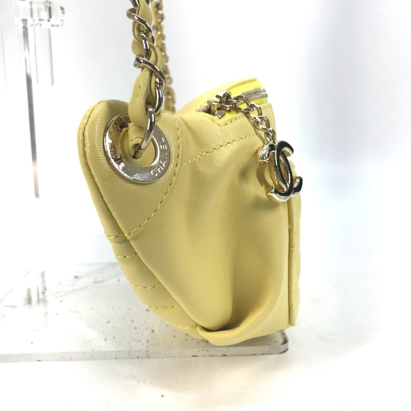 Chanel A57832 Chain Belt Bag Waist Pouch Bag Cross Quilted Matelasse body bag yellow GoldHardware