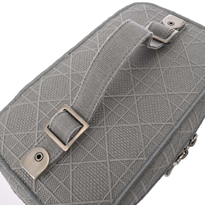 CHRISTIAN DIOR Dee-Lite Vanity Grey Women's Leather Handbag