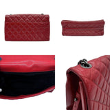 CHANEL Shoulder Bag Leather Red Women's z0763