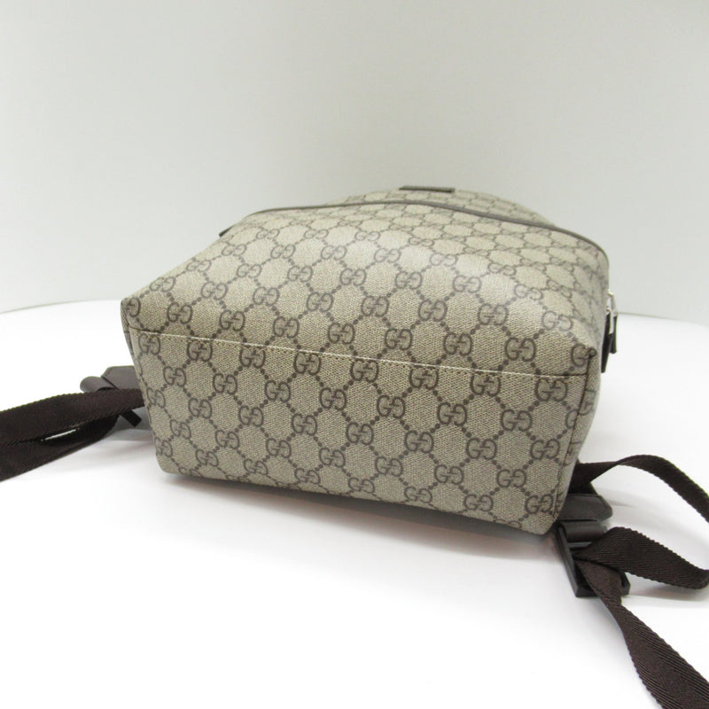 GUCCI Double G Geometric Backpack Brown GG canvas 271327FACFC4243