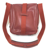 Hermes Crossbody bag Pochette Shoulder Bag Red SilverHardware