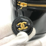 Chanel A01998 Vertical vanity bag Hand Bag Black GoldHardware