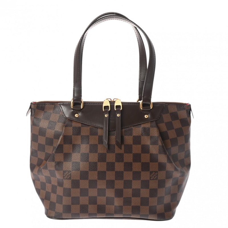 LOUIS VUITTON Damier Westminster PM Brown N41102 Women's Canvas Handbag