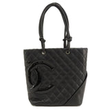 Chanel A25166 Cambon Line Small Handbag Calfskin Women's