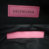 Balenciaga Le Cagole XS Chain Shoulder Women's Bag 712813 Arena Lambskin Pink