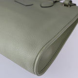 HERMES Hermes Cabas 35 Shoulder Bag Taurillon Clemence Pale Green Tote