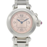 CARTIER Miss Pasha Watch Stainless Steel Ladies Pink W3140008