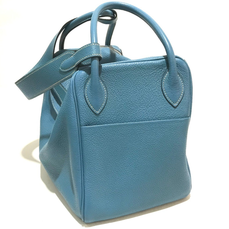 Hermes Bag Shoulder Bag Hand Bag Blue gene blue SilverHardware