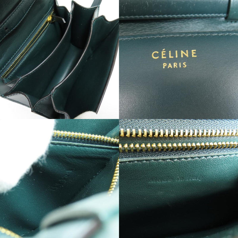 CELINE Classic Box Shoulder Bag Leather Women's