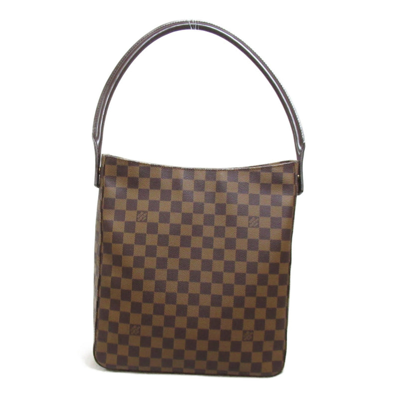 LOUIS VUITTON Looping GM Shoulder Bag Brown Damier PVC coated canvas N51144