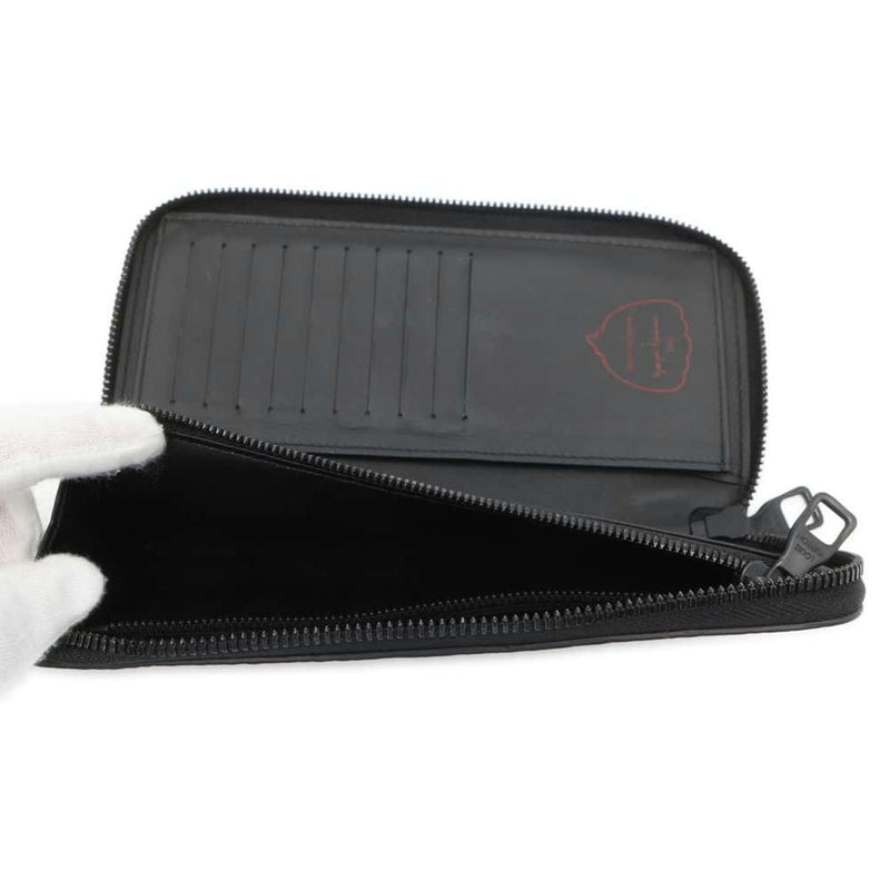 Louis Vuitton Long Wallet Monogram Empreinte LV x YK Zippy Vertical M82103 Black Women's LOUIS VUITTON WALLET