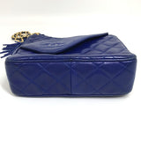 Chanel CC Mark CC bag shawl Shoulder Bag blue GoldHardware