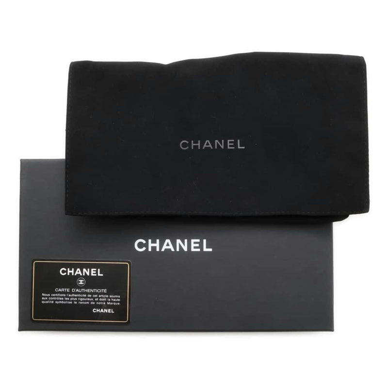 Chanel Long Wallet Classic Flap Matelasse Coco Mark Lambskin AP0241