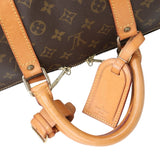 Louis Vuitton Boston Bag Monogram Keepall 55 Canvas M41424 Brown LV