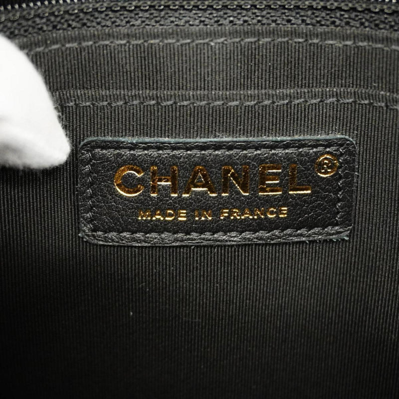 Chanel Shoulder Bag Matelasse Lambskin Black Ladies