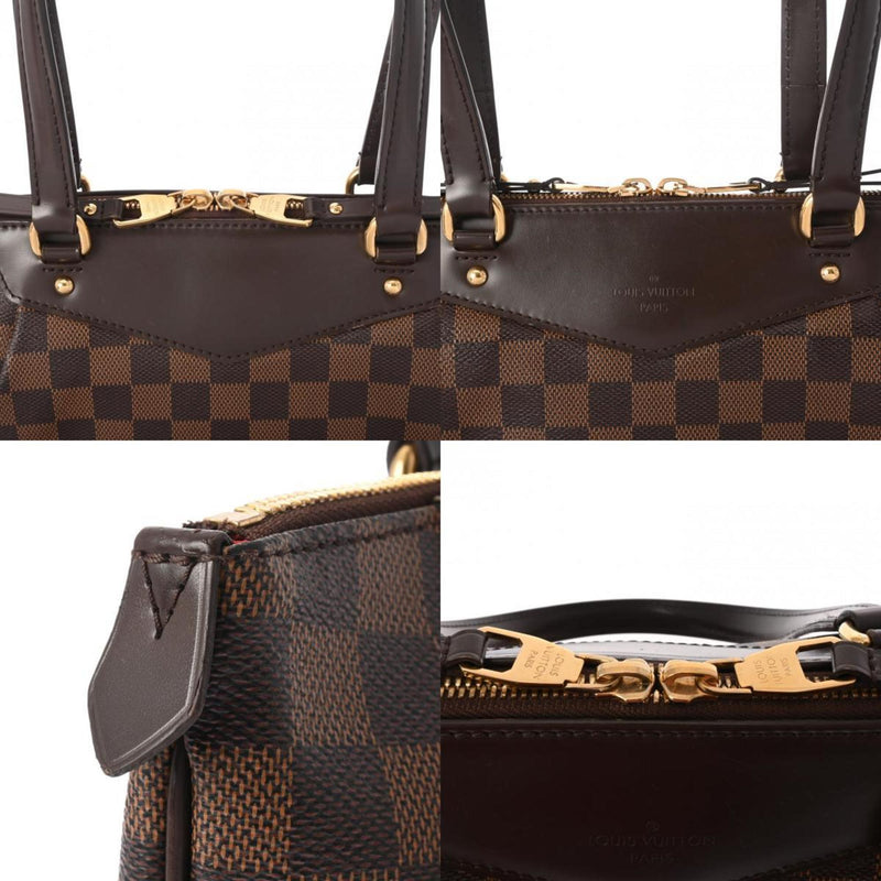 LOUIS VUITTON Damier Westminster PM Brown N41102 Women's Canvas Handbag