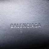 BALENCIAGA Hourglass 2way Shoulder Bag Leather Women's Black