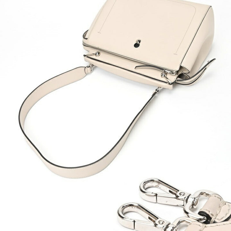 FENDI.com Shoulder Bag 8BN293 Leather Beige S-155896