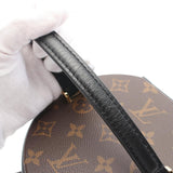 Louis Vuitton LOUIS VUITTON Cannes Monogram Reverse Handbag Bag Coated Canvas Leather Women's Brown Black M43986