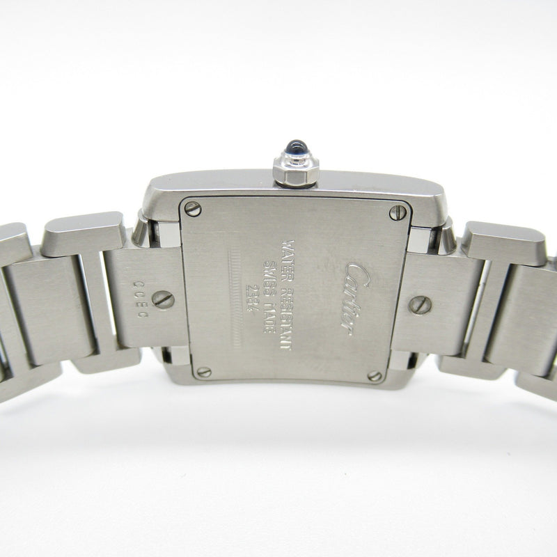 CARTIER Tank Francaise SM Watch Stainless Steel Ladies Silver W51008Q3