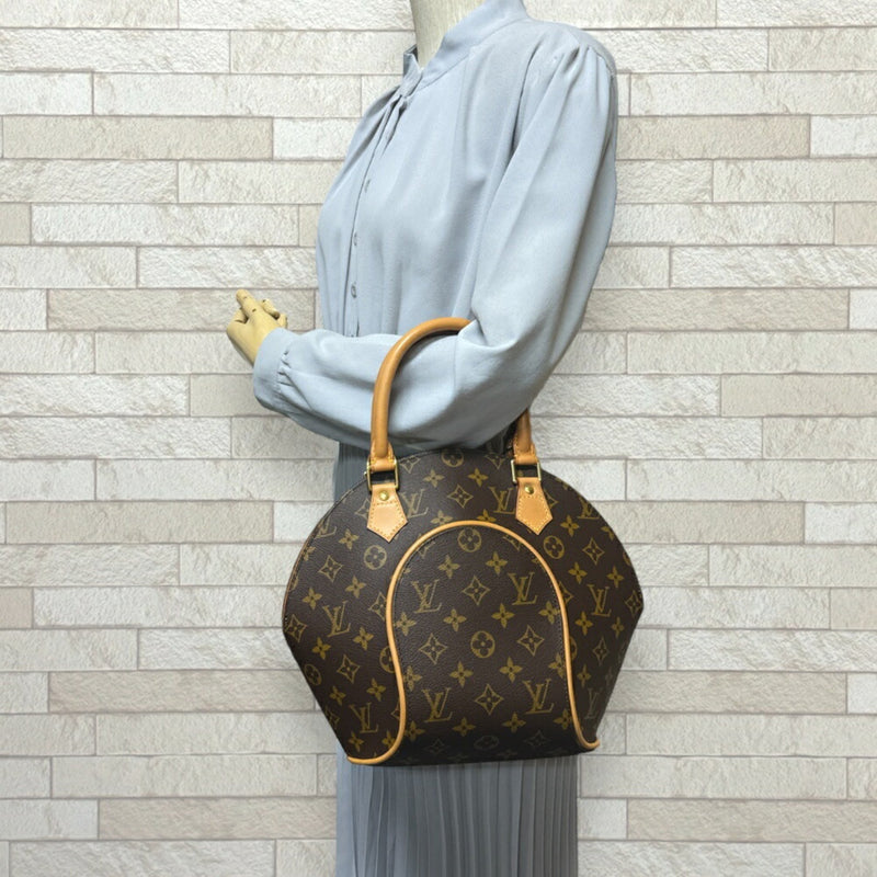 Louis Vuitton Ellipse PM Monogram Handbag Canvas M51127 Brown Women's LOUIS VUITTON