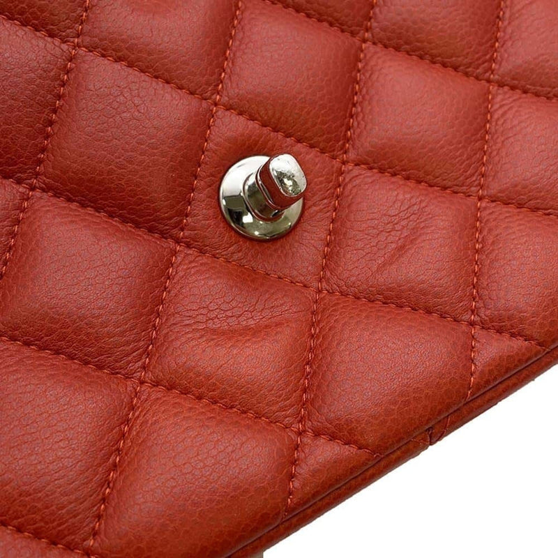 Chanel Chain Shoulder Bag Matelasse 30 Caviar Skin Coco Mark A58600 CHANEL Red